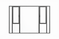 Elite Dual Thermal Casement Window with large central fixed glazing and dual side opening sections