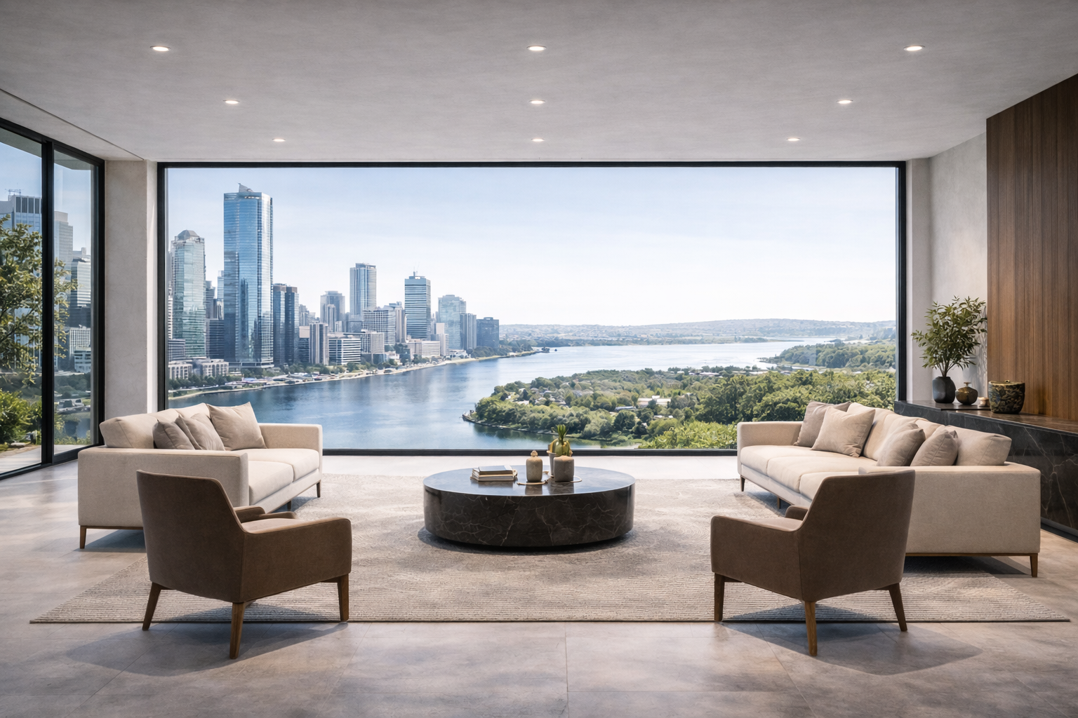 Modern fixed Picture Window for large wall openings and clean architectural presentation
