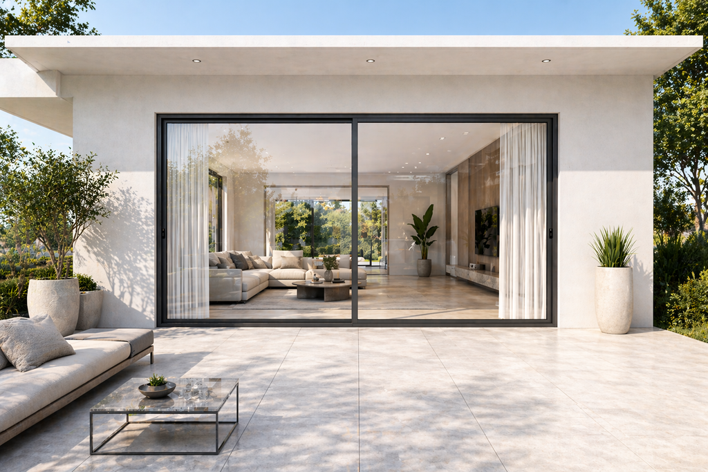Heavy-Duty Sliding Door