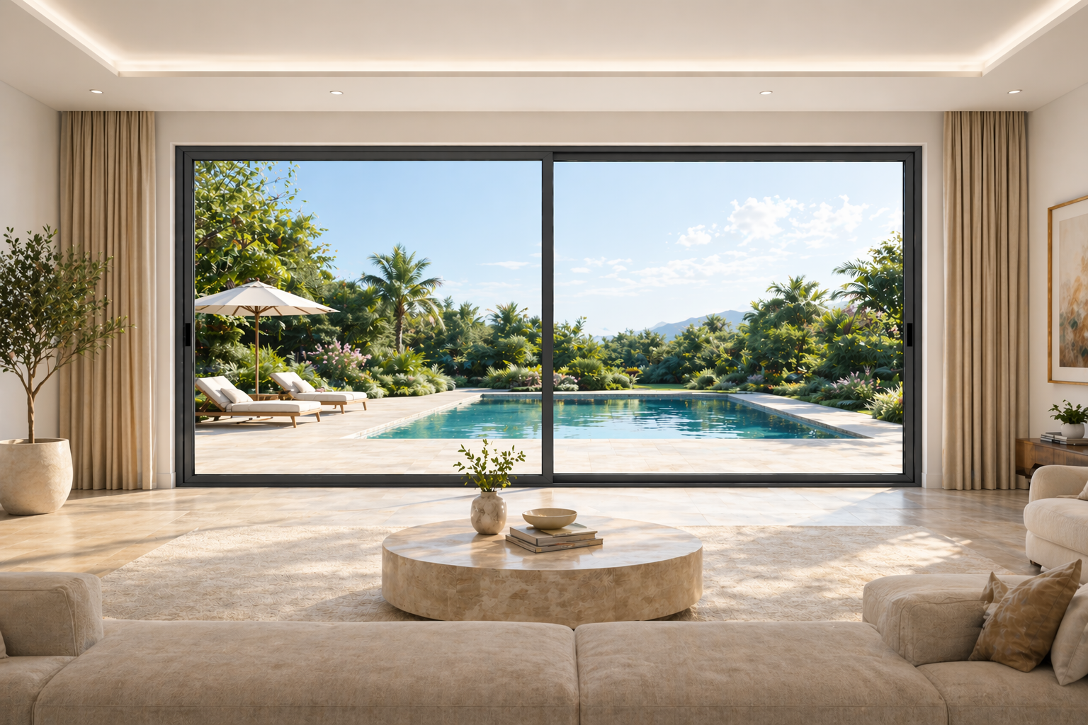 Heavy-Duty Sliding Door