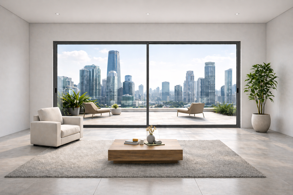 Heavy-Duty Sliding Door