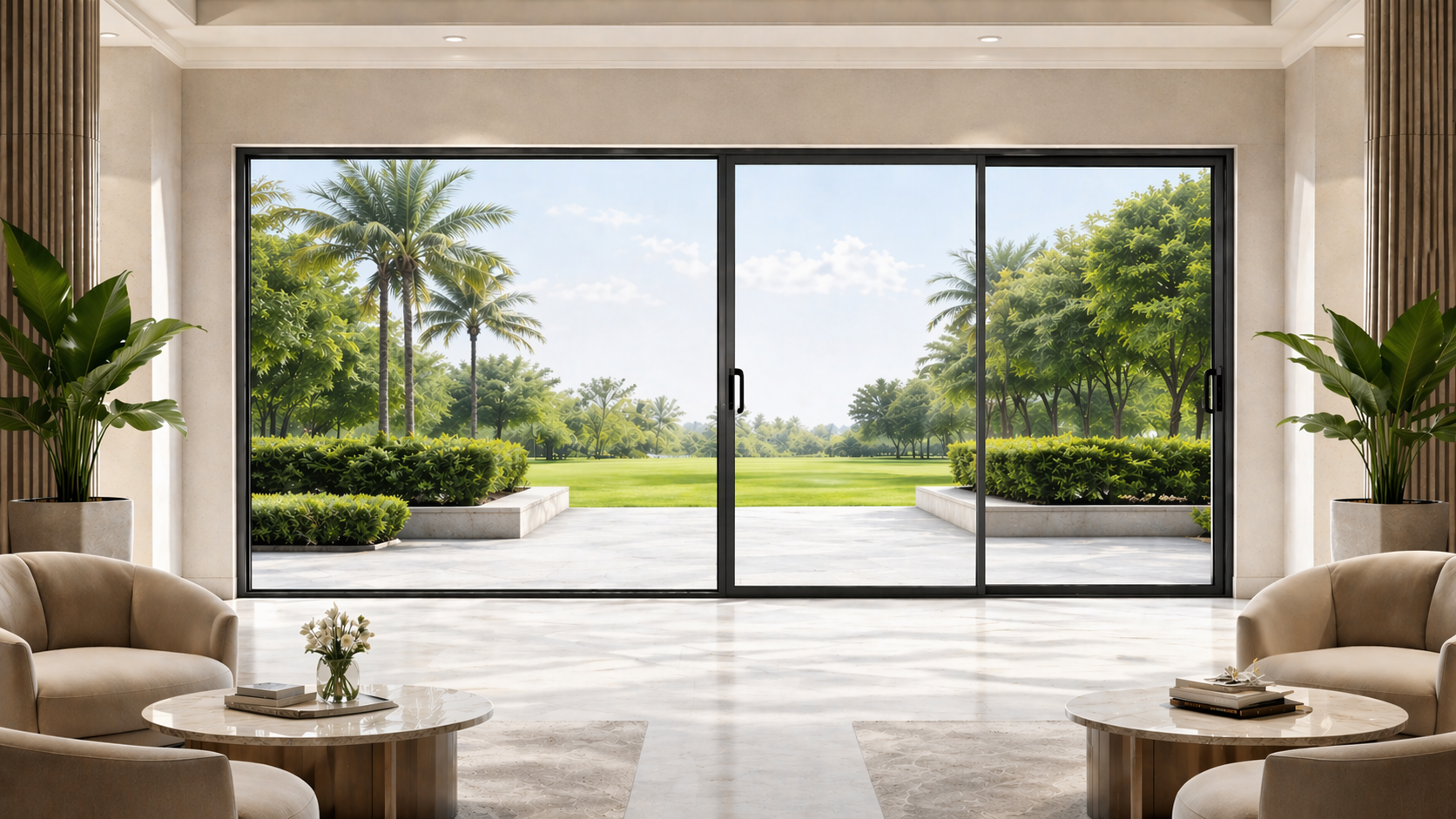 Lift-and-Slide Door