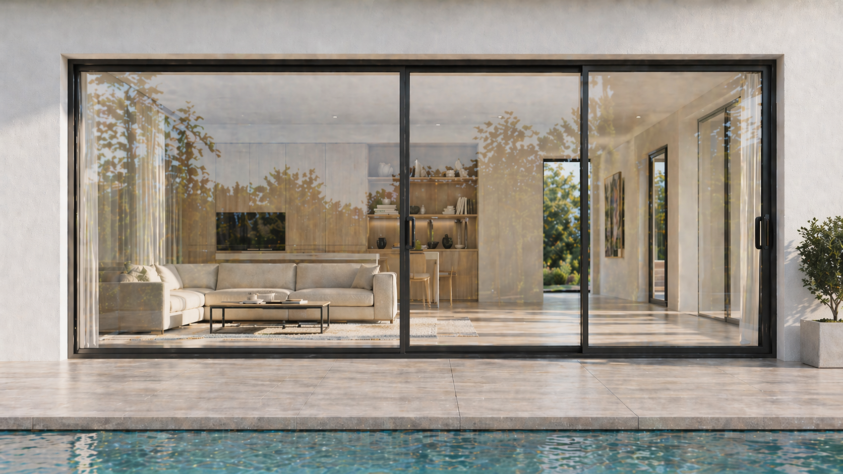 Lift-and-Slide Door