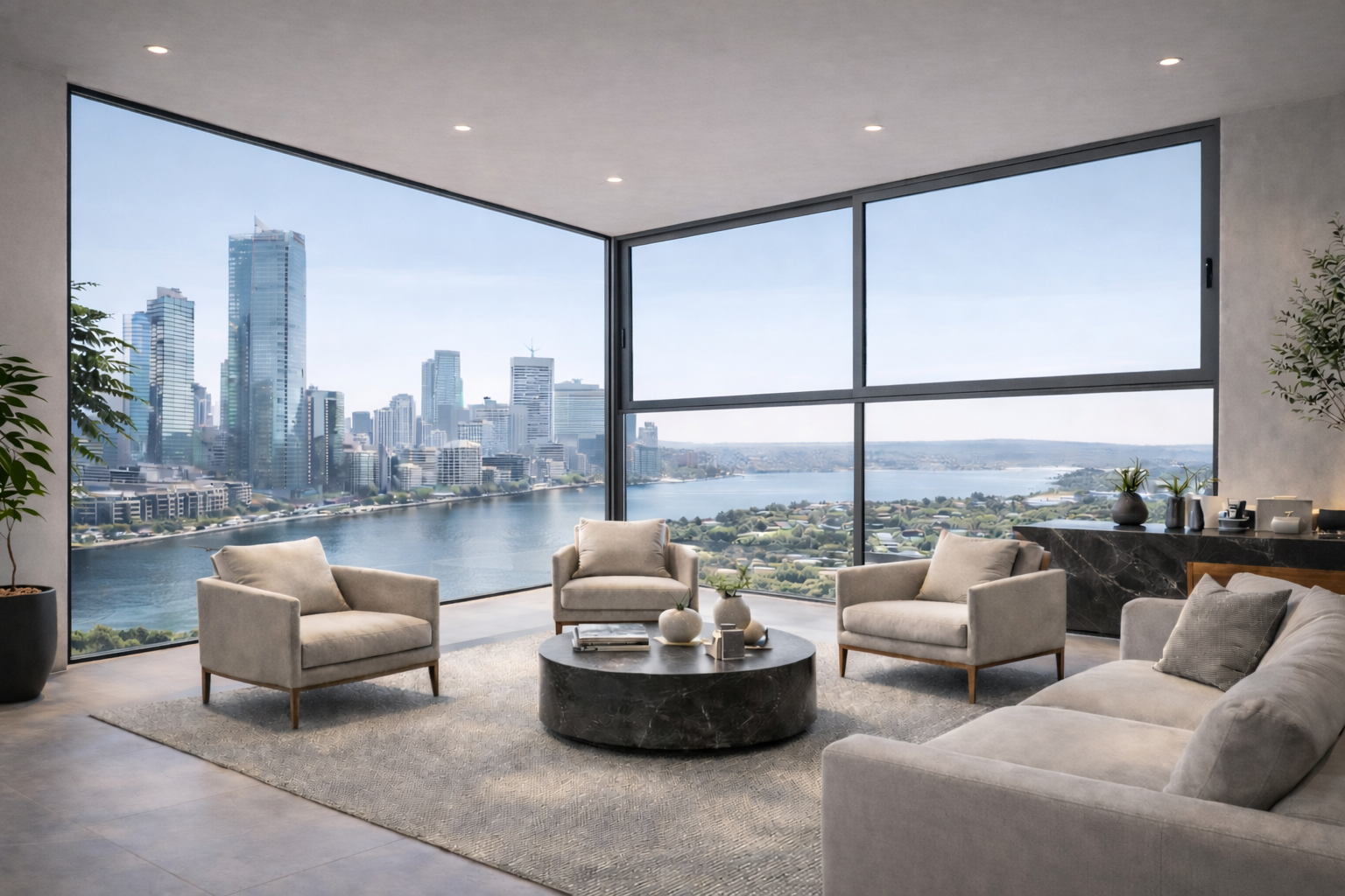 Panoramic Slimline Sliding Window